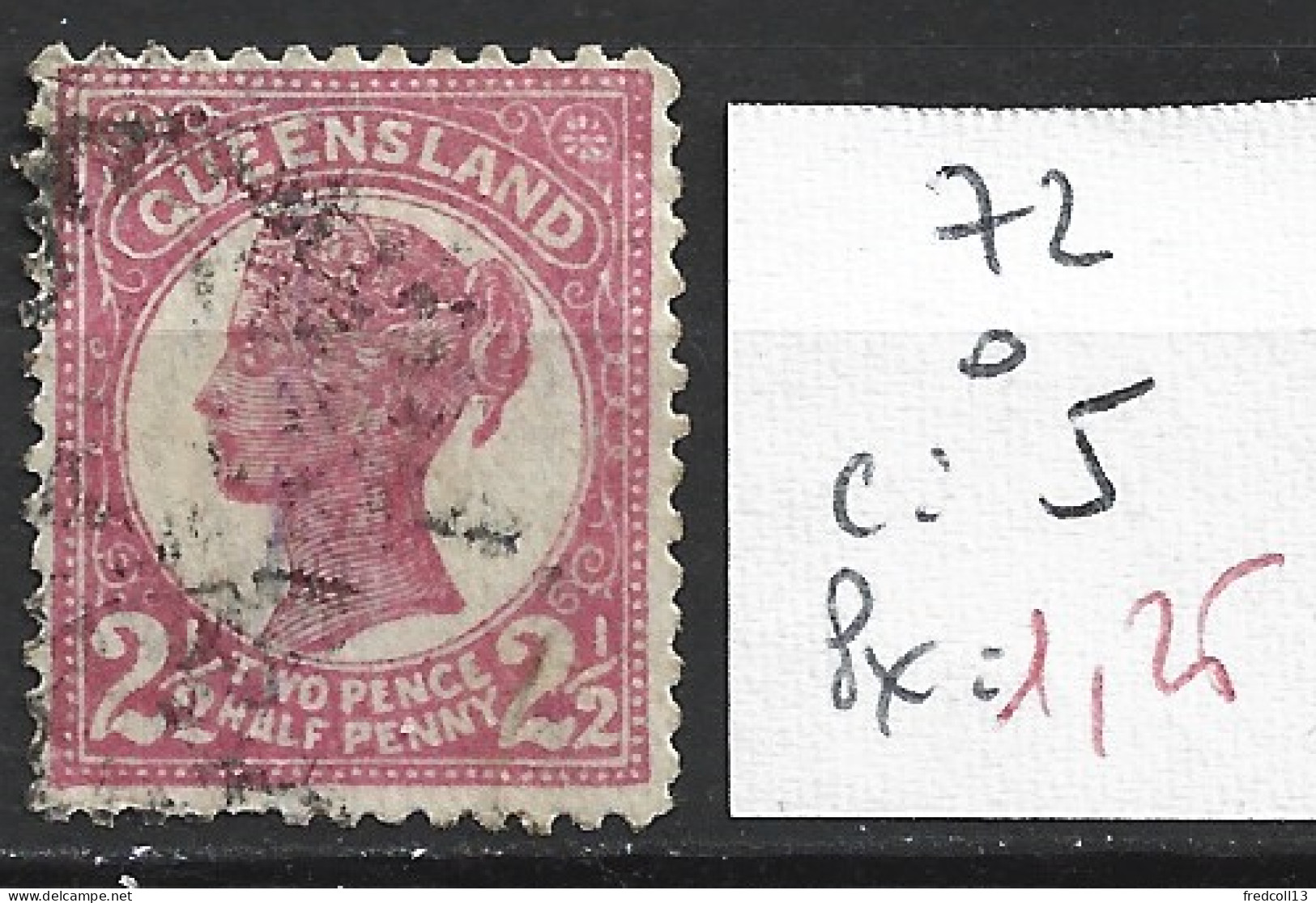 QUEENSLAND 72 Oblitéré Côte 5 € - Used Stamps