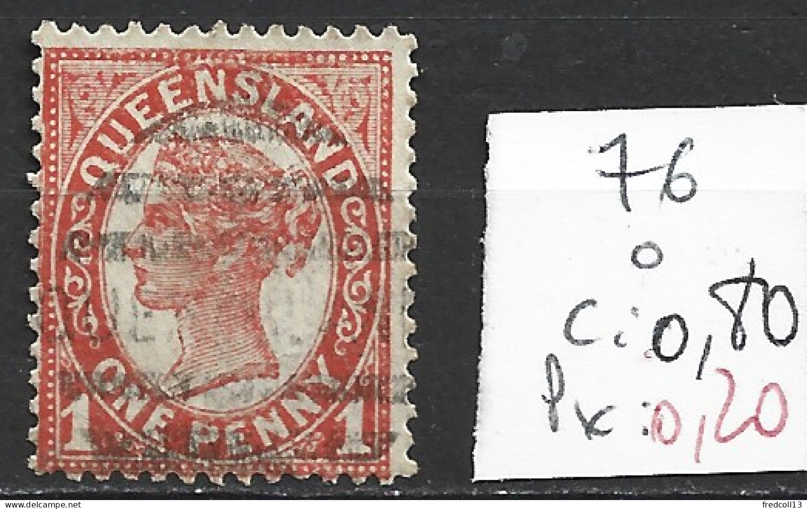 QUEENSLAND 76 Oblitéré Côte 0.80 € - Used Stamps