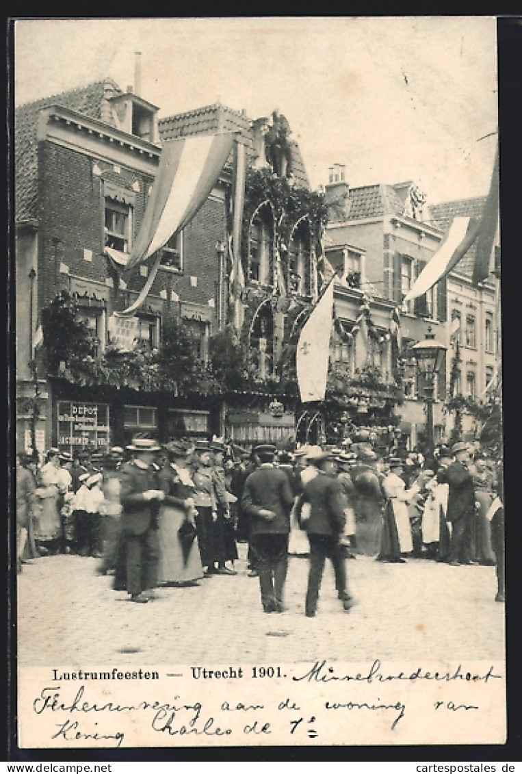 AK Utrecht, Lustrumfeesten 1901  - Utrecht