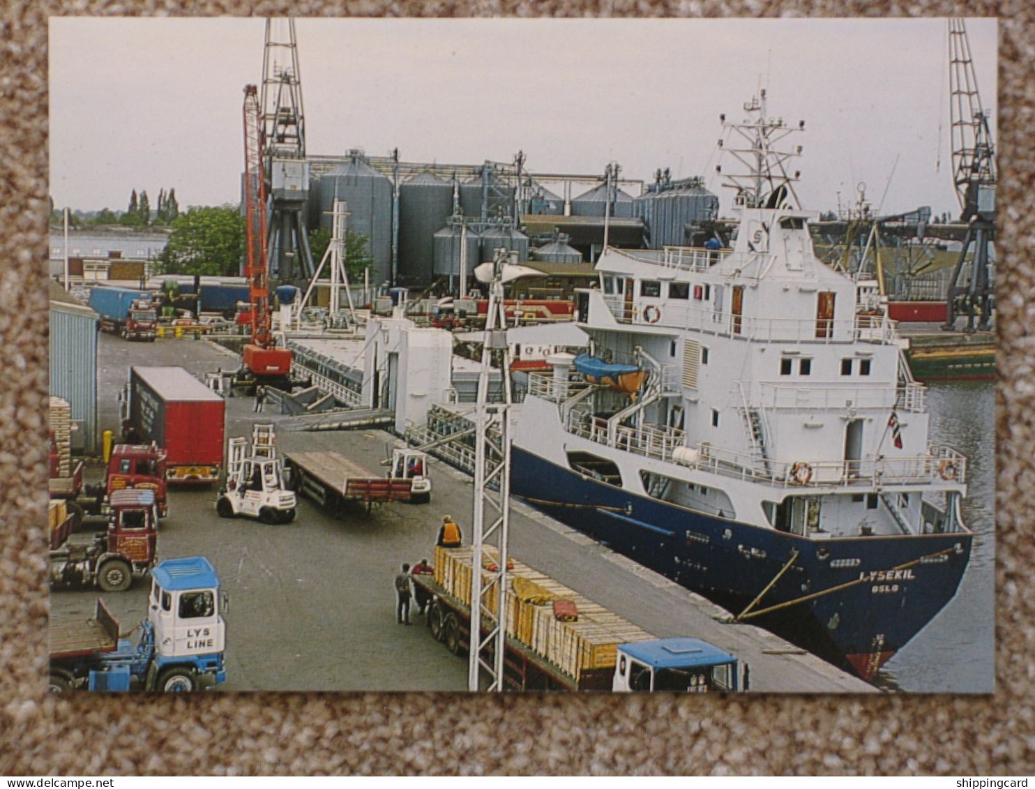 CARGO VESSEL LYSEKIL AT BOSTON - Cargos