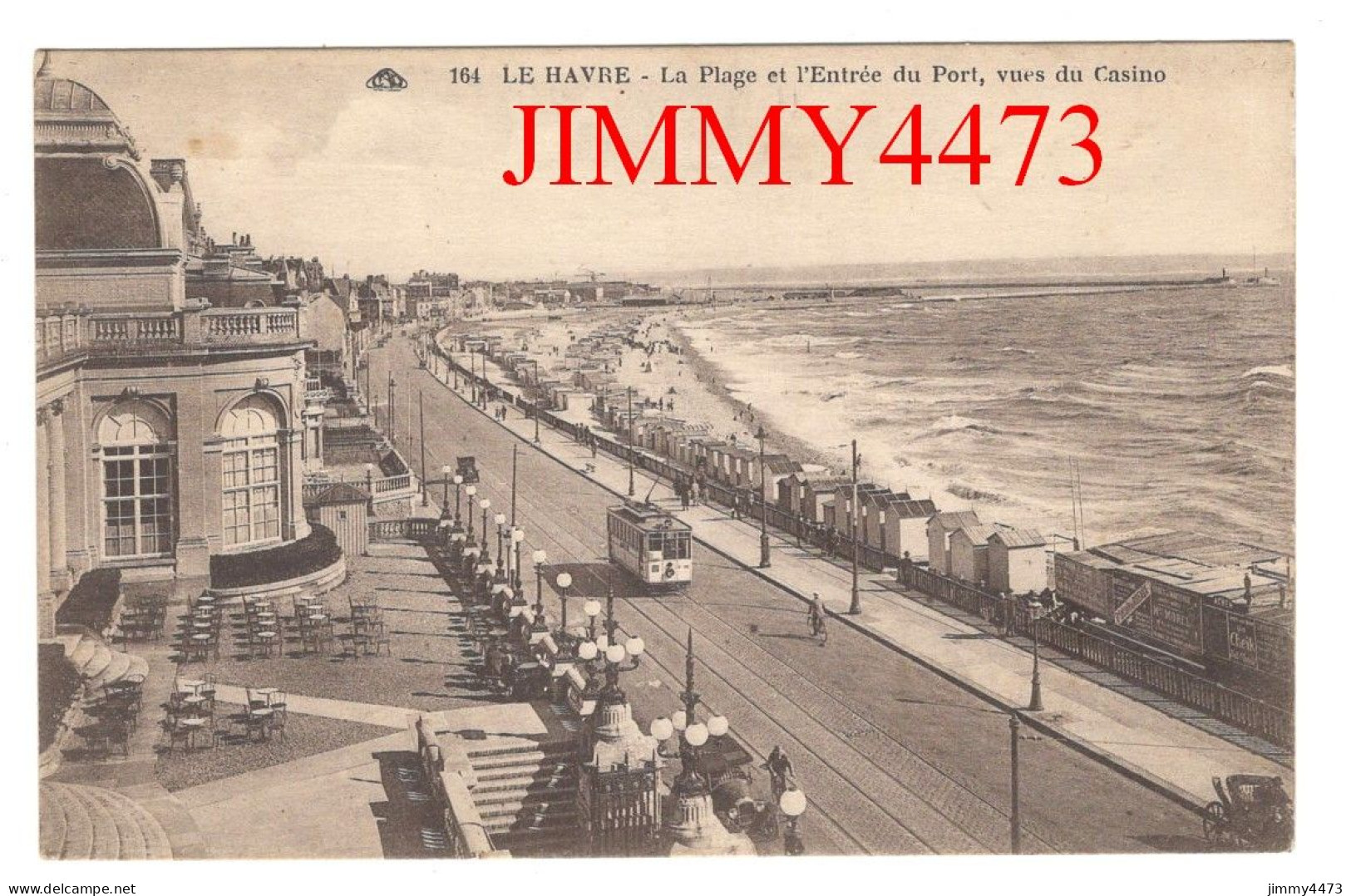 CPA - LE HAVRE En 1928 - La Plage Et L'Entrée Du Port, Vues Du Casino - Edit. C. A. P.  N° 164 - Cap De La Hève