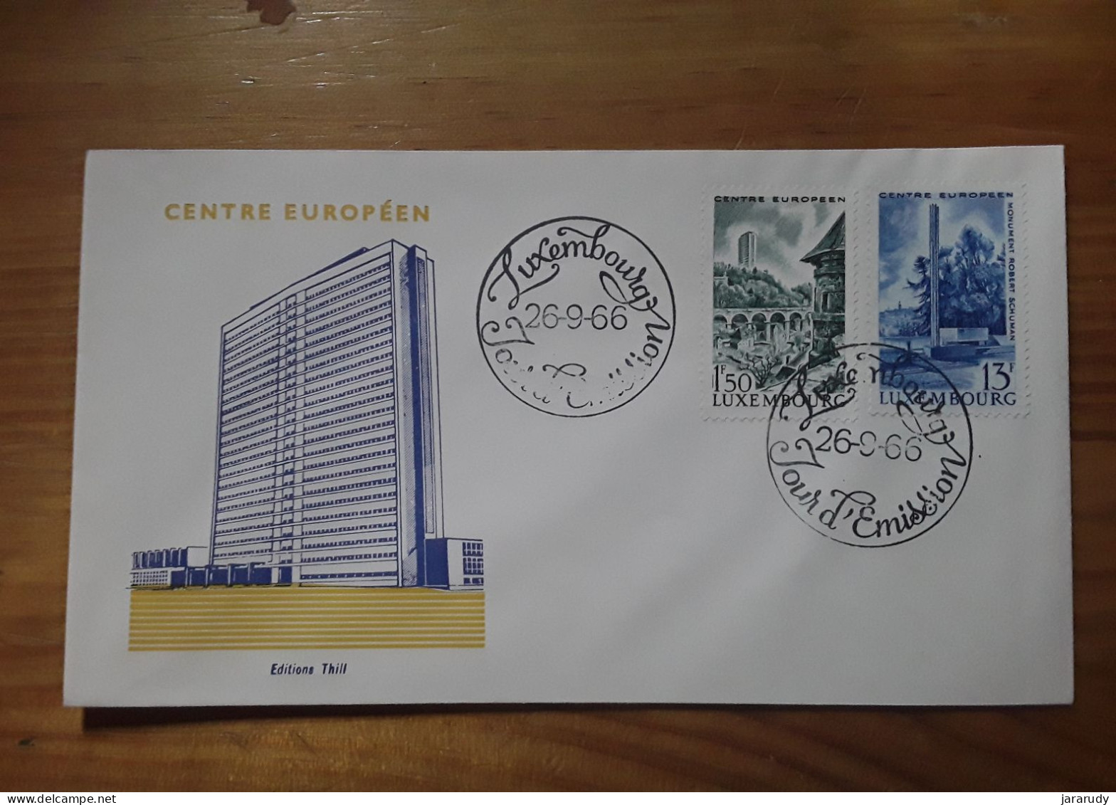 LUXEMBURGO TURISMO 1966 FDC/SPD MNH - FDC