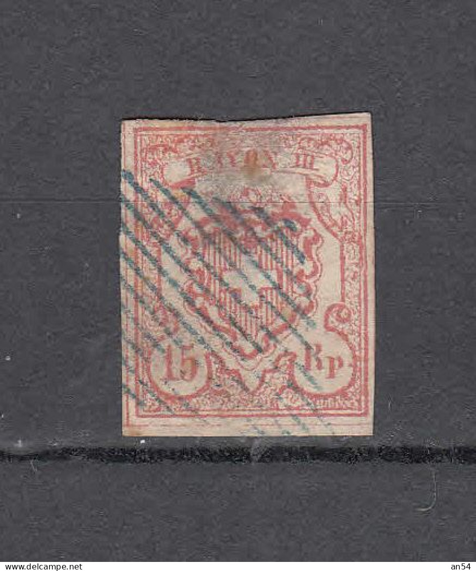 1852  N° 20     OBLITERE   COTE 200.00      CATALOGUE SBK - 1843-1852 Federal & Cantonal Stamps