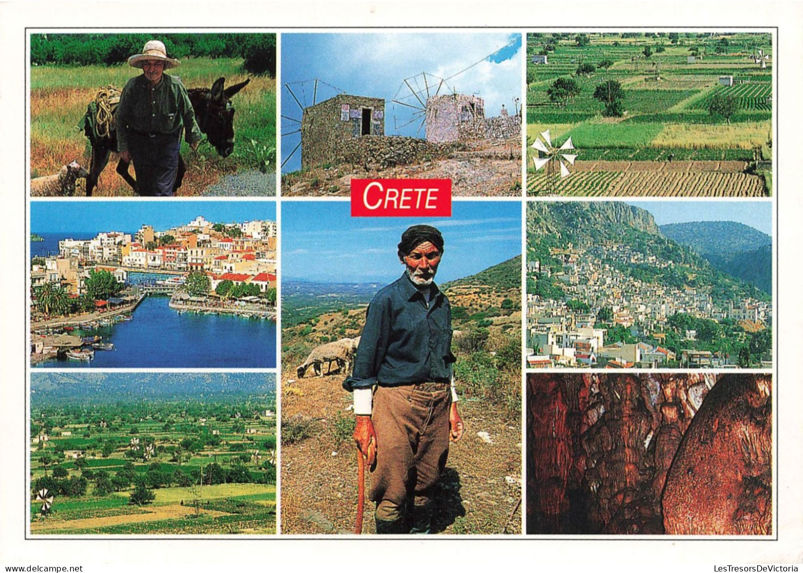 GRECE - Crete - Multivues - Colorisé - Carte Postale - Grecia