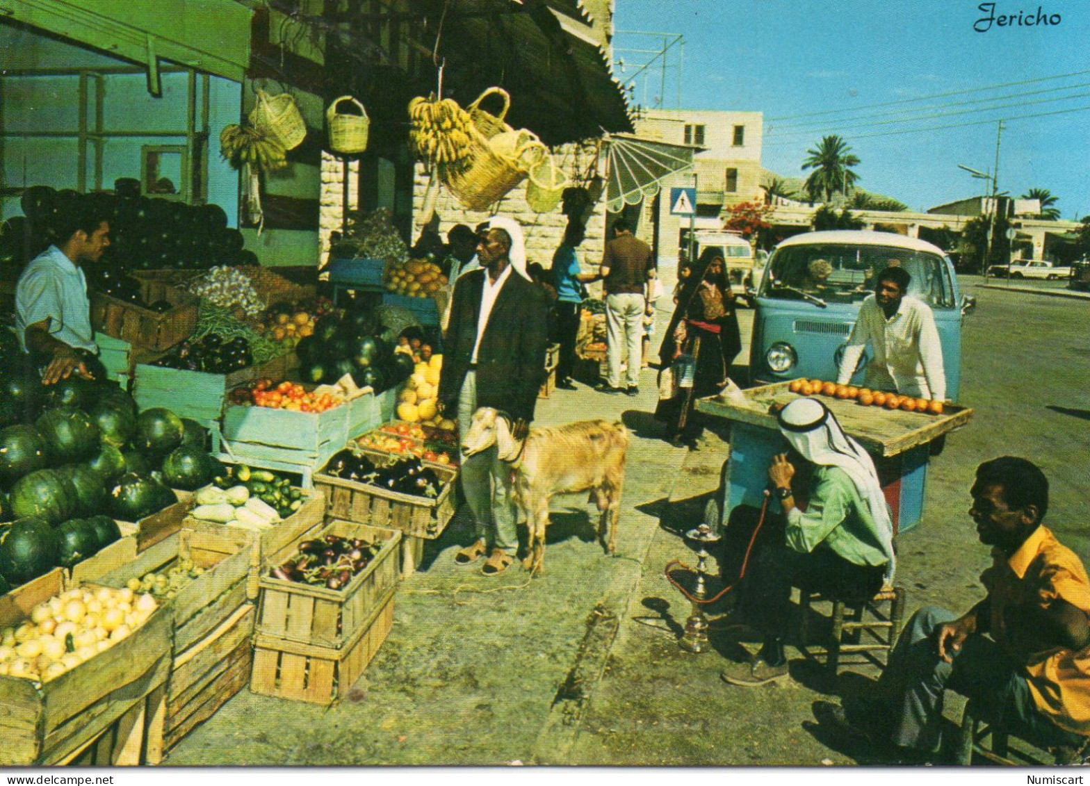 Jéricho Animée Marché Cisjordanie Camionnette - Palestine