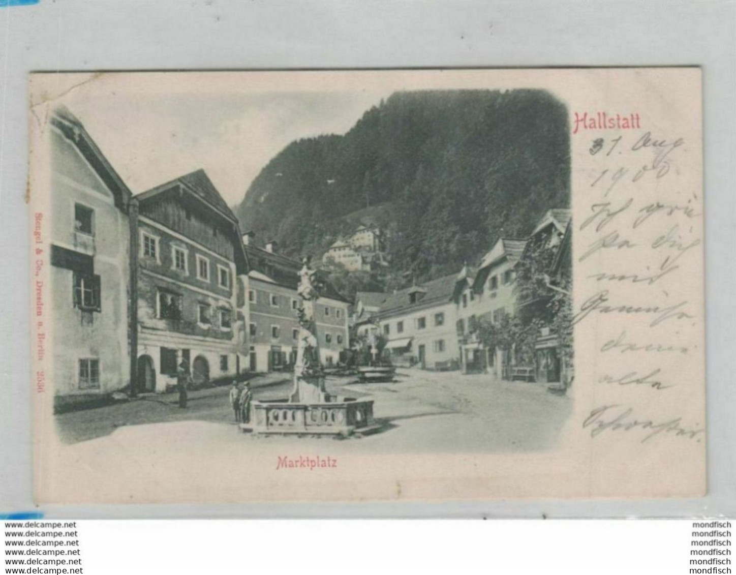 Hallstatt Marktplatz 1900 - Hallstatt