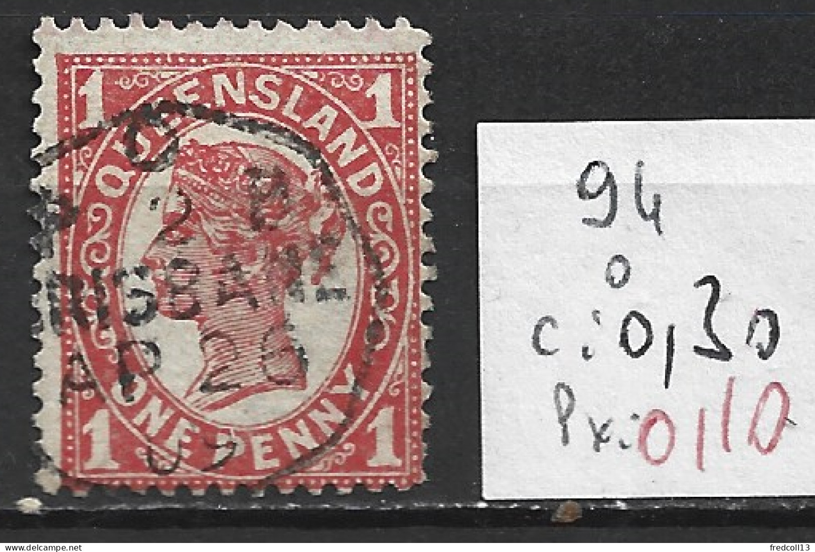 QUEENSLAND 94 Oblitéré Côte 0.30 € - Used Stamps