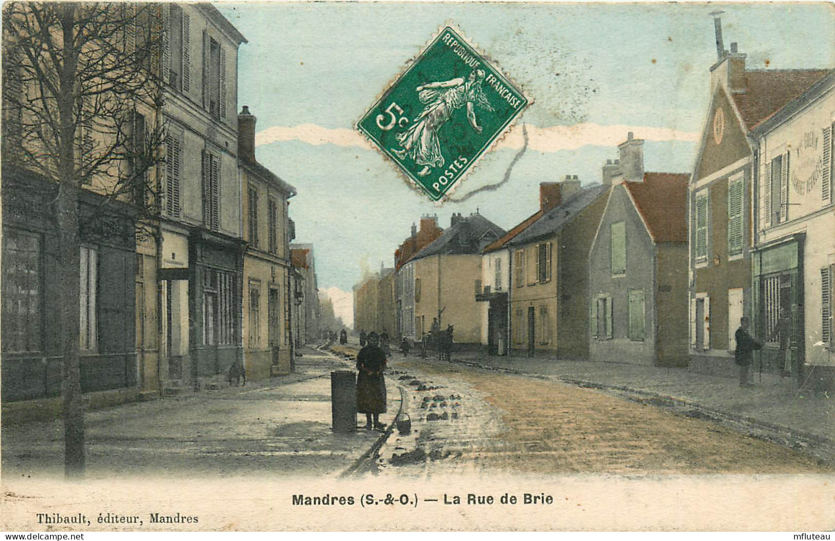 94* MANDRES  La Rue De Brie      RL14.0321 - Mandres Les Roses