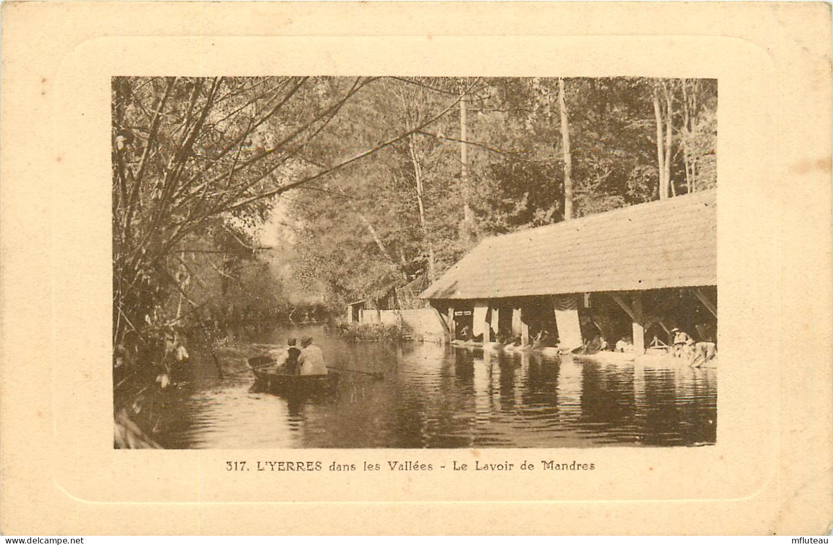 94* MANDRES    L Hyerres  - Le Lavoir    RL14.0322 - Mandres Les Roses