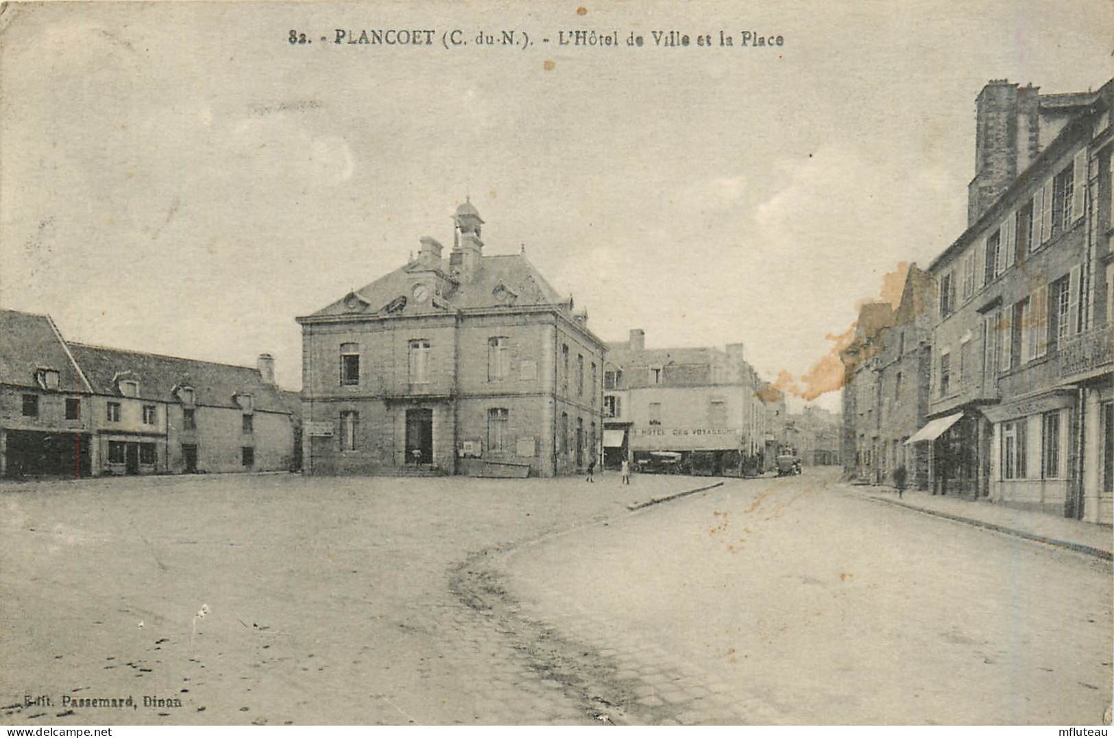 22* PLANCOET  Hotel De Ville – Place    RL30,1047 - Plancoët