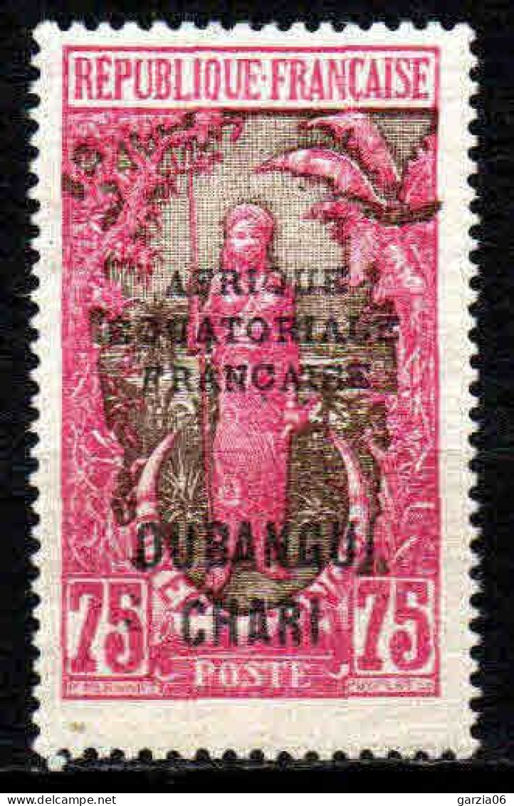 Oubangui Chari - 1927 - Tb Antérieurs  Surch   - N° 77  - Neuf *  - MLH - Unused Stamps