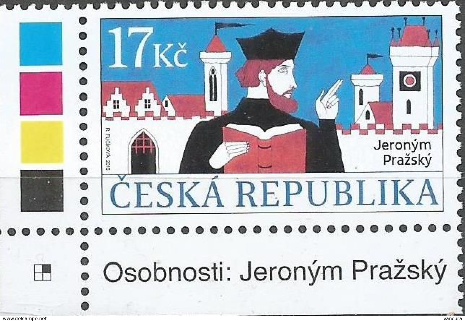 ** 874 Czech Republic Jeronym Prazsky/Hieronymus/Jerome Of Prague 2016 - Unused Stamps