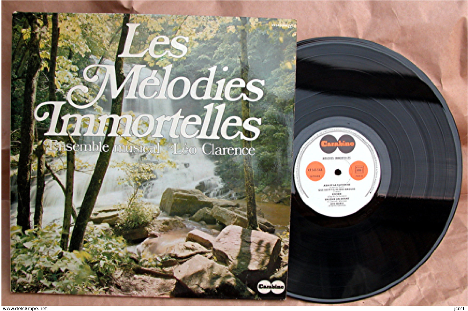 Disque LES MELODIES IMMORTELLES Léo Clarence Studio CARABINE 2x33T LP_D137 - Musicales