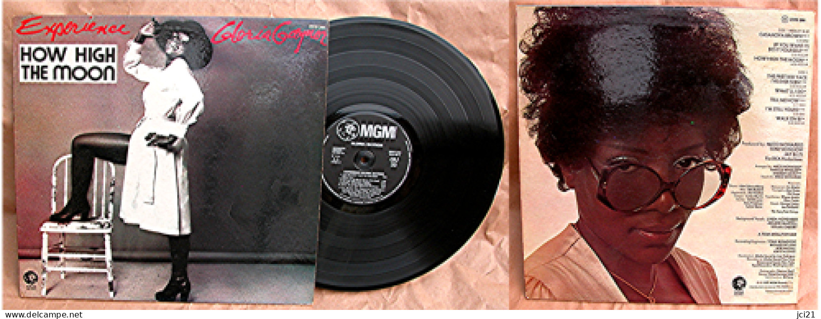Disque EXPERIENCE - HOW HIGH THE MOON Gloria GAYNOR  33T LP_D125 - Andere & Zonder Classificatie