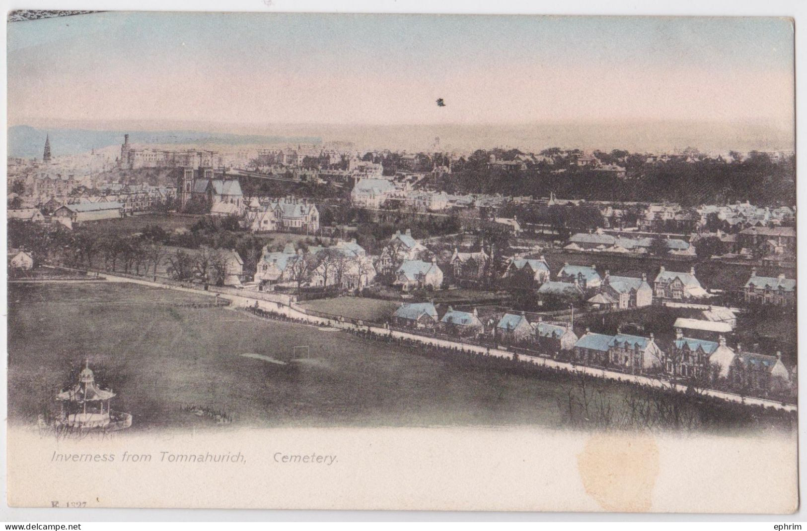 Inverness From Tomnahurich Cemetery Scotland - Inverness-shire