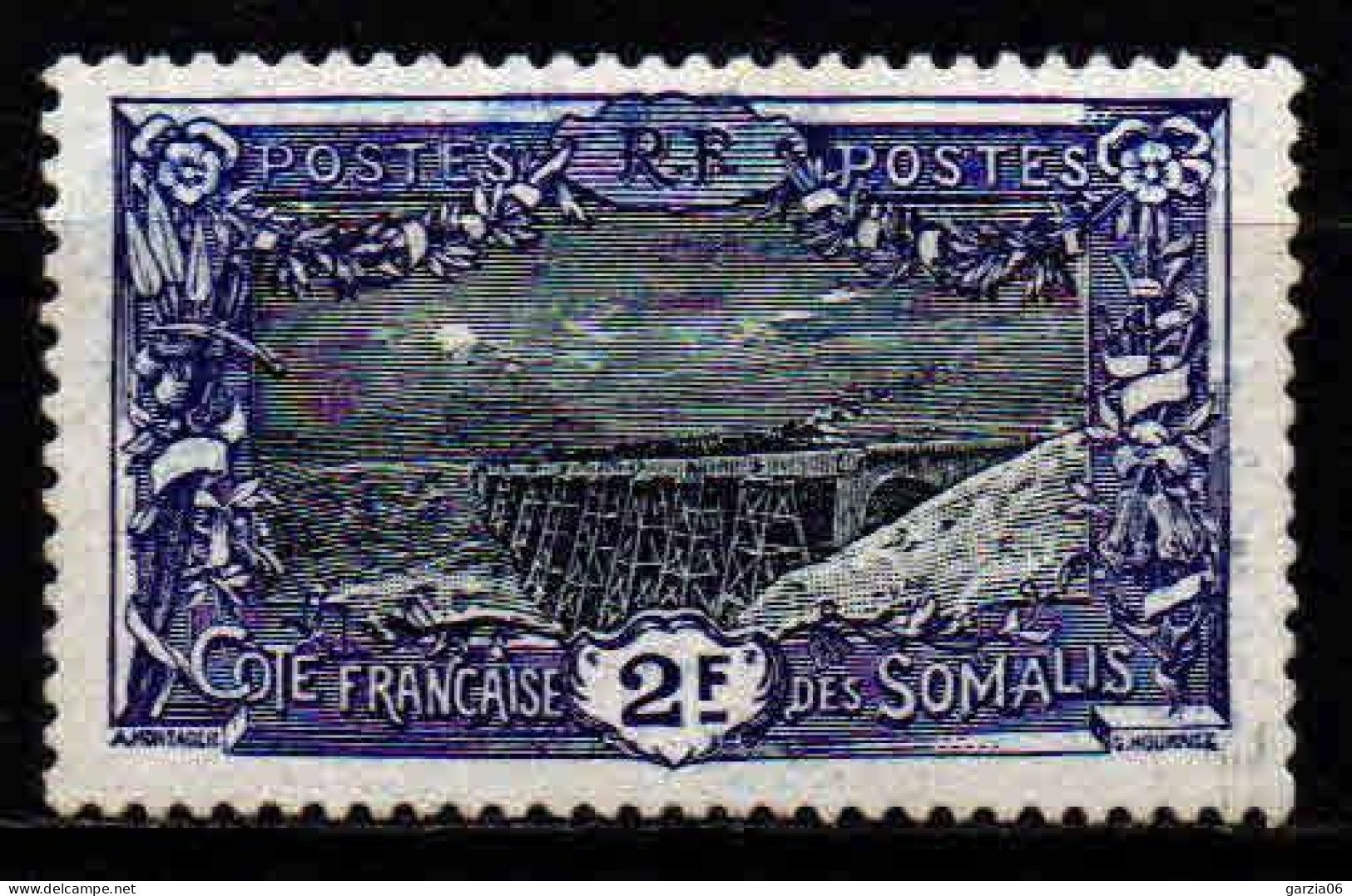 Cote Des Somalis  - 1915 - Pont Du Chemin De Fer - N° 98 - Neuf * - MLH - Neufs