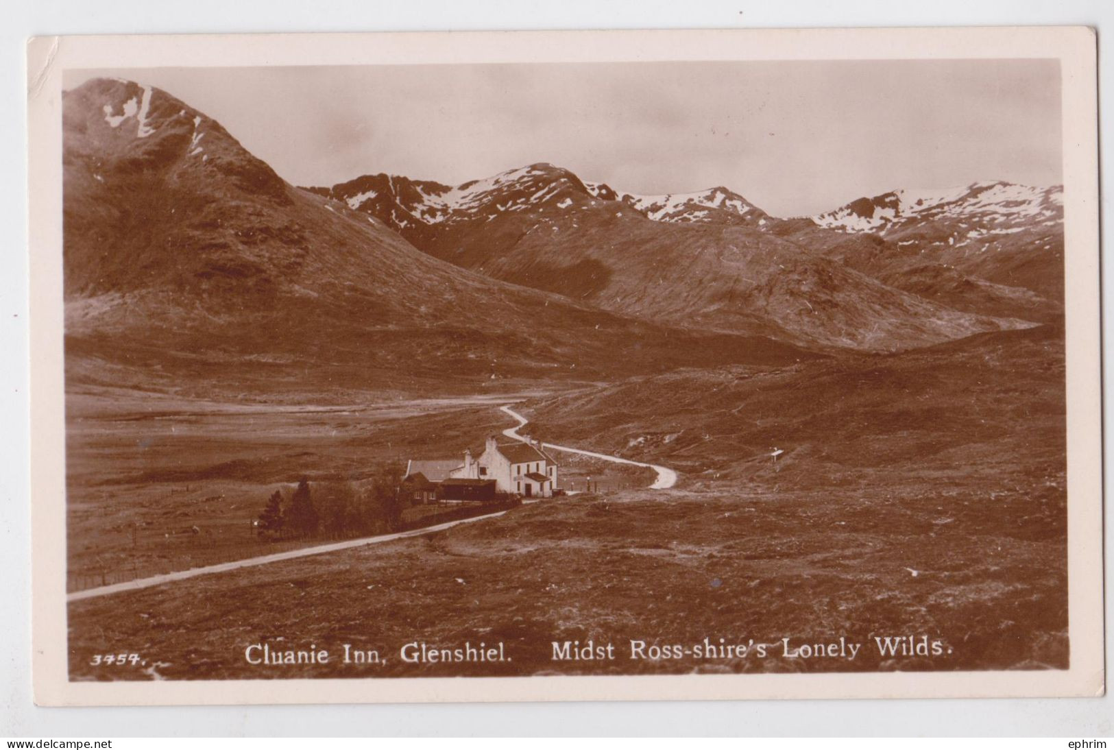 Cluanie Inn Glenshiel Midst Ross-shire's Lonely Wilds Scotland - Ross & Cromarty