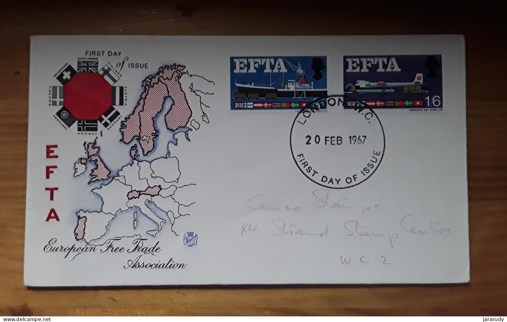 GRAN BRETAÑA  EFTA 1967 FDC/SPD MNH - 1952-1971 Em. Prédécimales