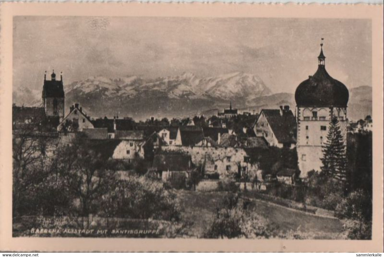 46940 - Österreich - Bregenz - Altstadt Mit Säntisgruppe - Ca. 1950 - Bregenz