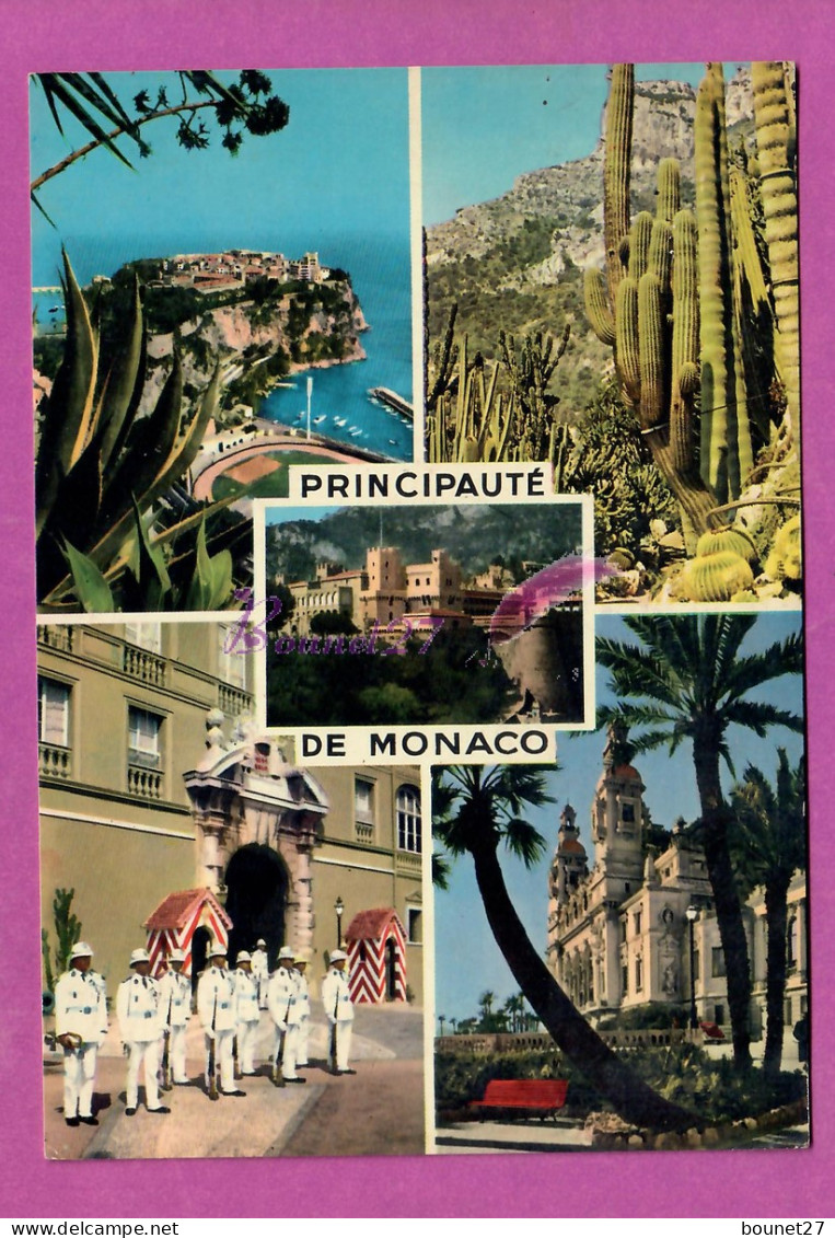 MONACO - Principauté De Monaco Vue Aerienne Cactus Garde Palais Princier - Multi-vues, Vues Panoramiques