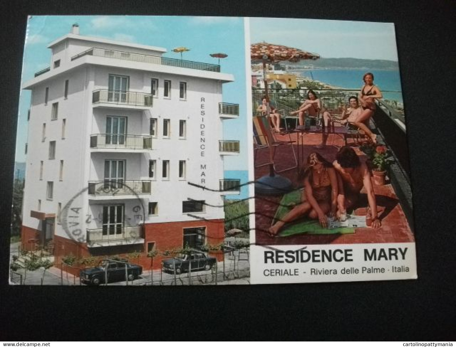 RESIDENCE MARY CERIALE RIVIERA DELLE PALME 3 PIN UPS IN COSTUME AUTO CARS - Hotel's & Restaurants