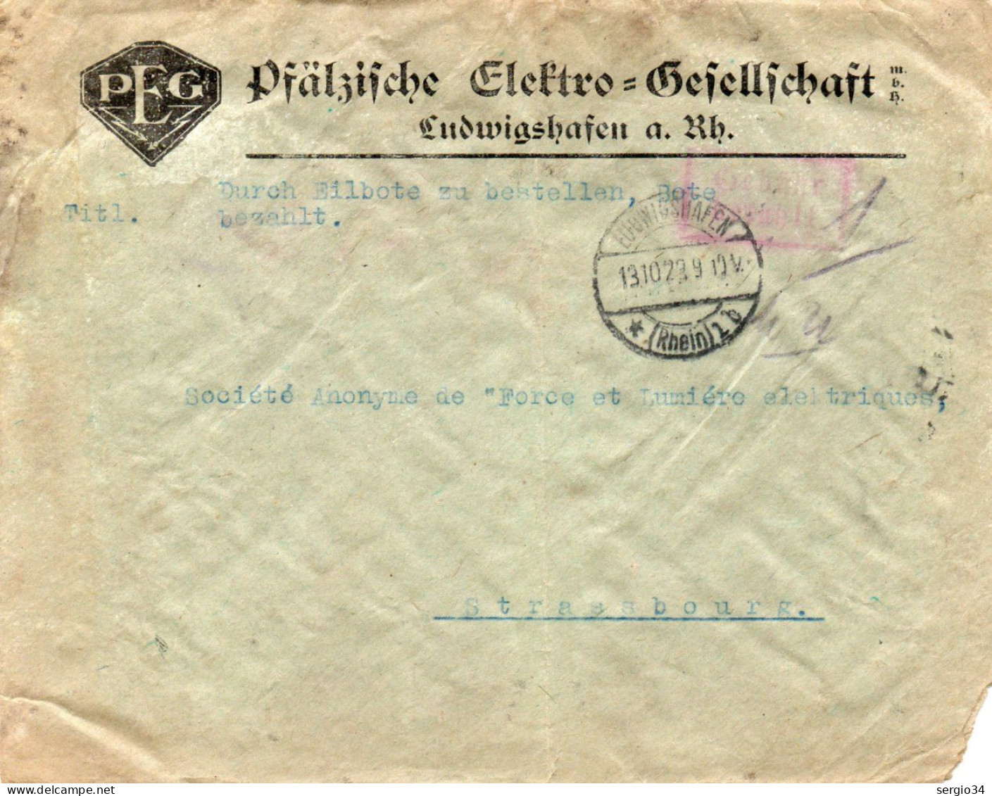 Germania-lettera Viaggiata Come Da Foto - 1922-1923 Lokalausgaben