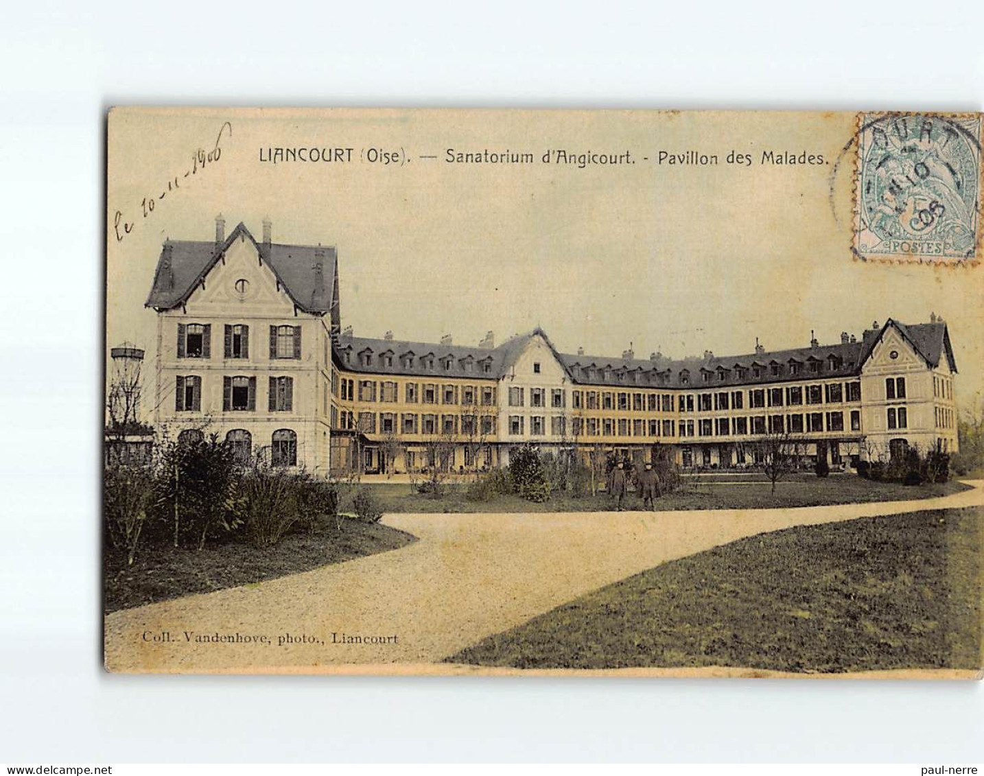 LIANCOURT : Sanatorium D'Angicourt, Pavillon Des Malades - Très Bon état - Liancourt