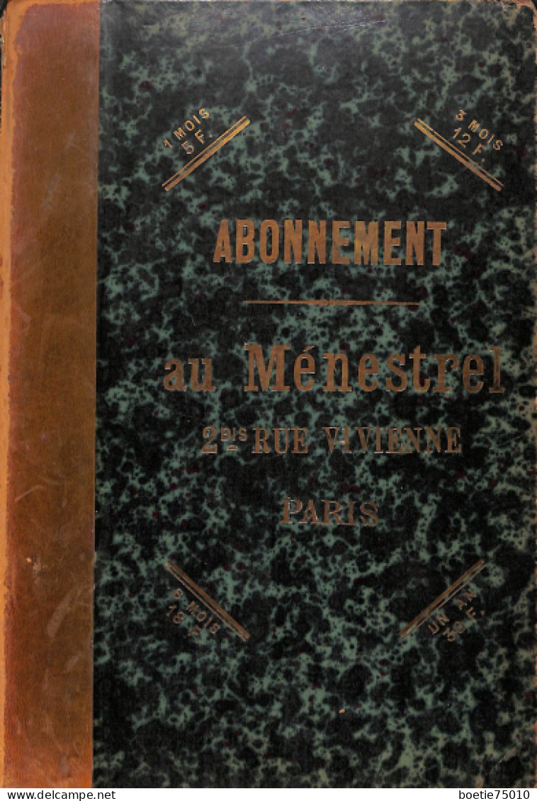 Biblis, Poème Mis En Musique Par J. Massenet. Partition Ancienne, Couverture Illustrée - Spartiti