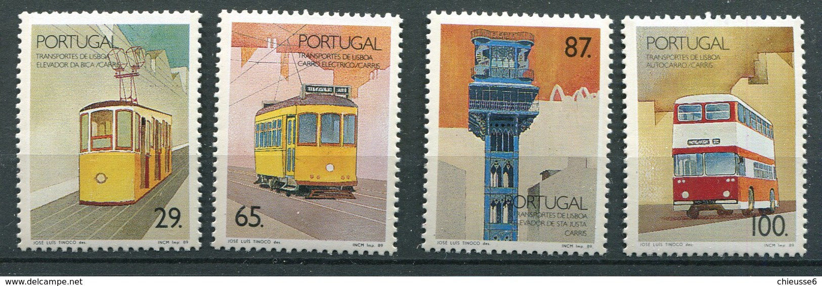 Portugal ** N° 1765 à 1768 - Funiculaires - Neufs