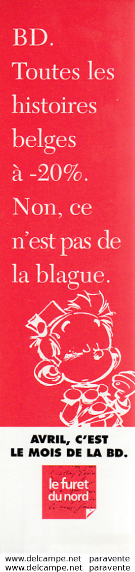Marque Page BD Librairie FURET DU NORD Petit Spirou Par JANRY  - Bookmarks