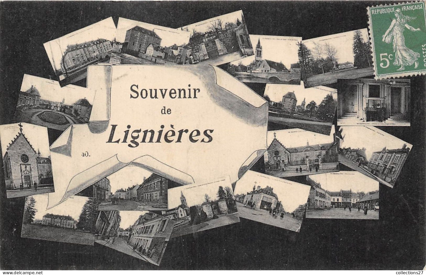 18-LIGNIERES- SOUVENIR MULTIVUES - Autres & Non Classés