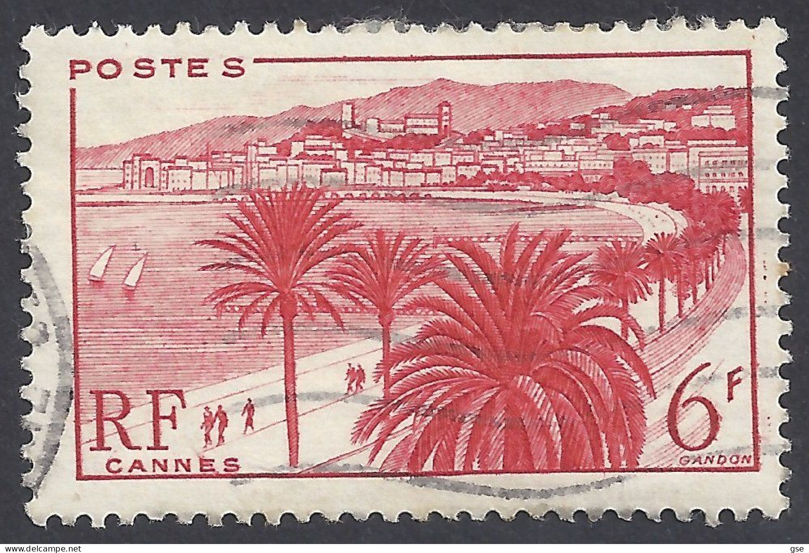 FRANCIA 1947 - Yvert 777° - Cannes | - Used Stamps