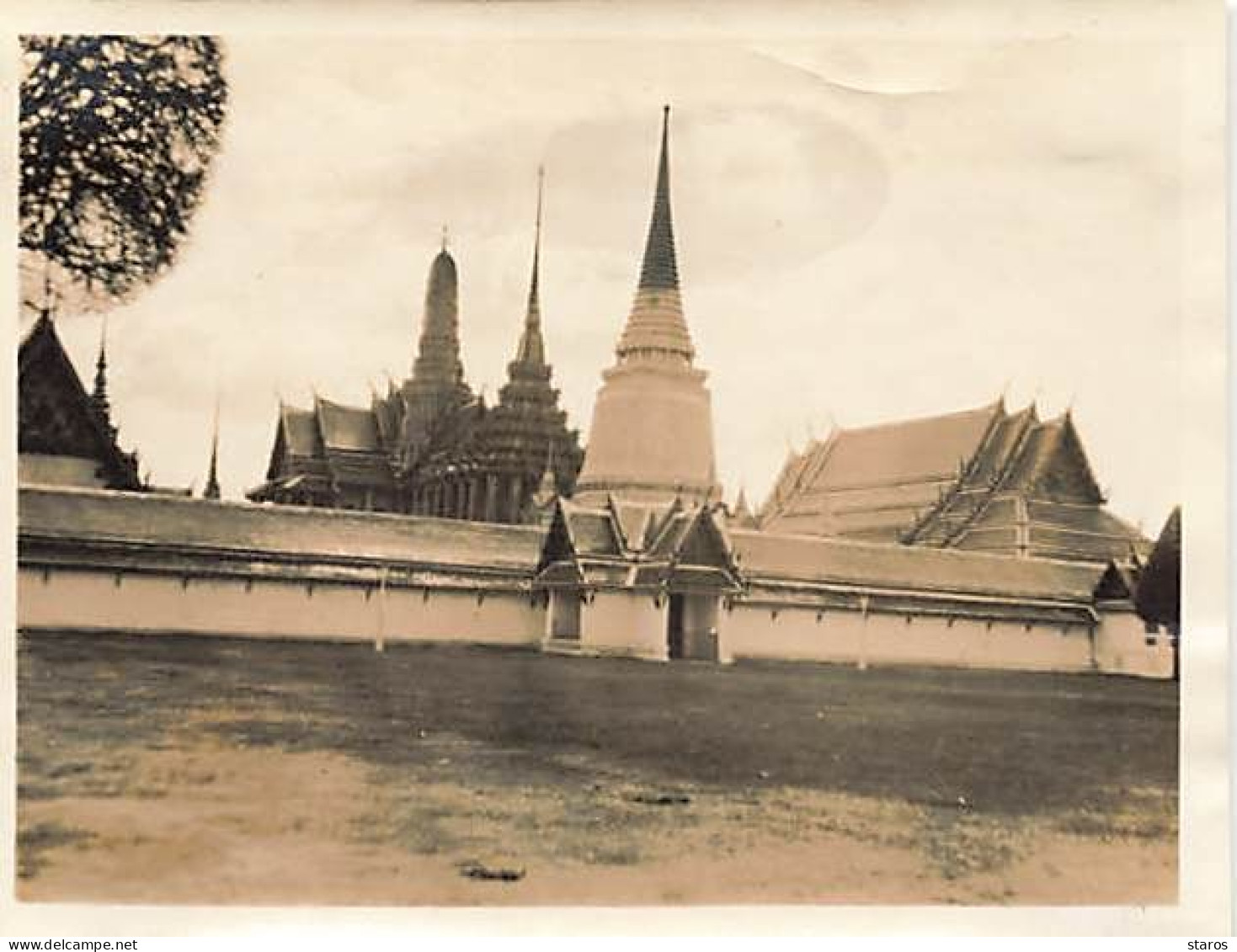 Photo - Thaïlande - BANGKOK - Vue Extérieure Du Temple Du Bouddha D'Emeraude - Format 10,7 X 8,4 Cm - Tailandia