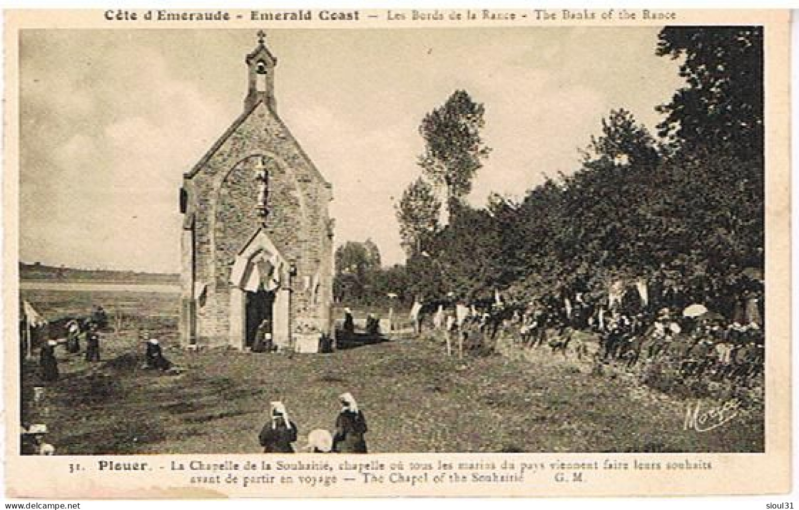 22  PLOUER  LA CHAPELLE DE LA SOUHAITIE  ANIMEE - Plouër-sur-Rance