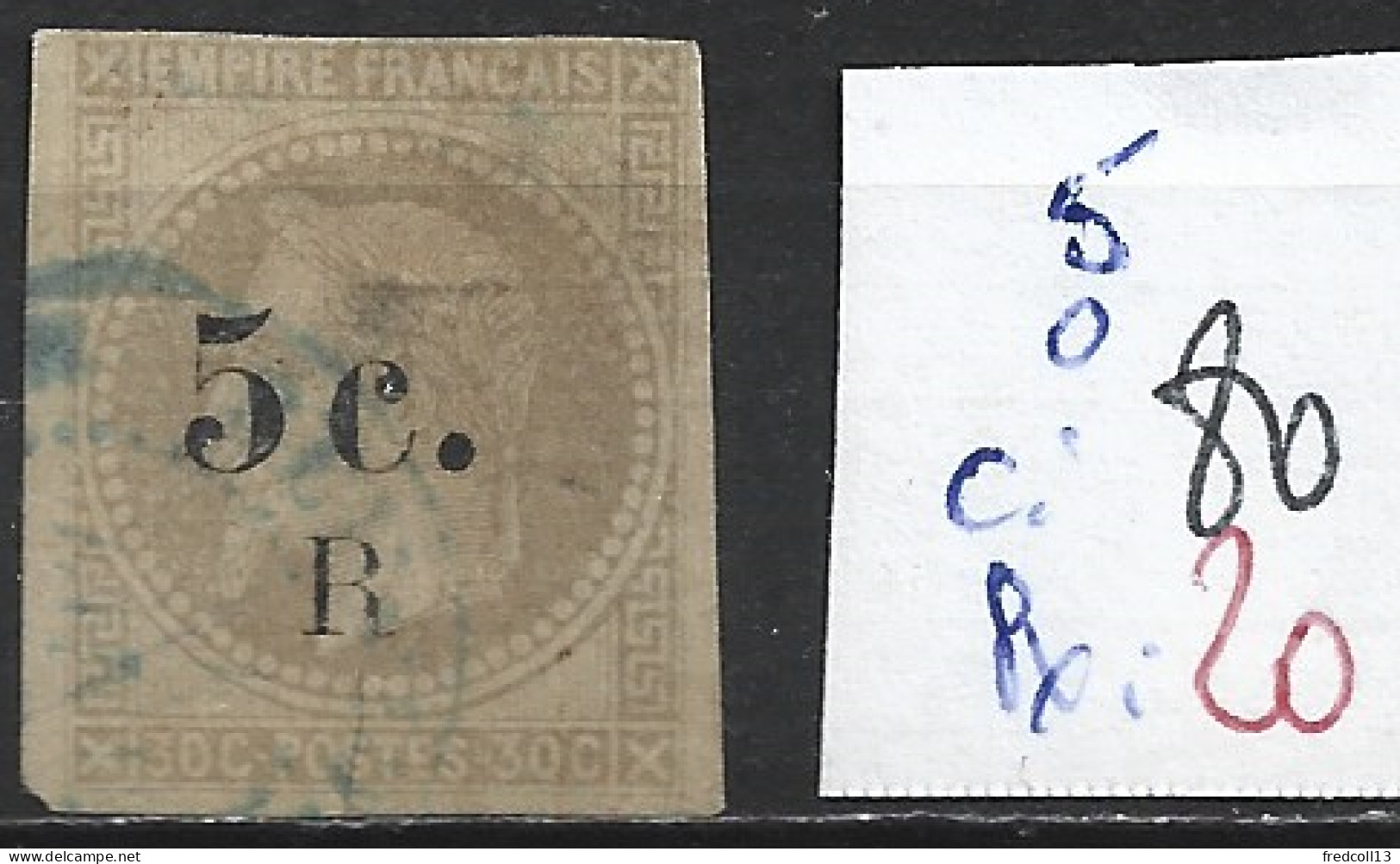 REUNION 5 Oblitéré Côte 80 € ( 1 Clair ) - Used Stamps