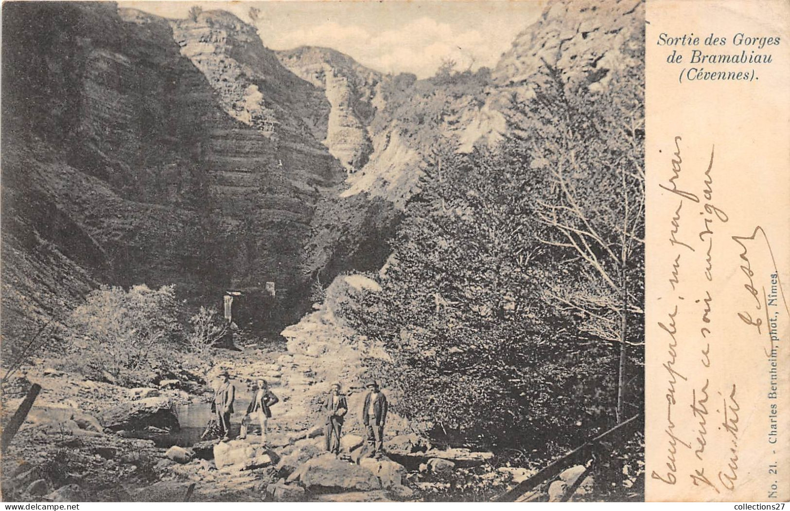 30-SORTIE DES GORGES DE BRAMABIAU ( CEVENNES ) - Altri & Non Classificati