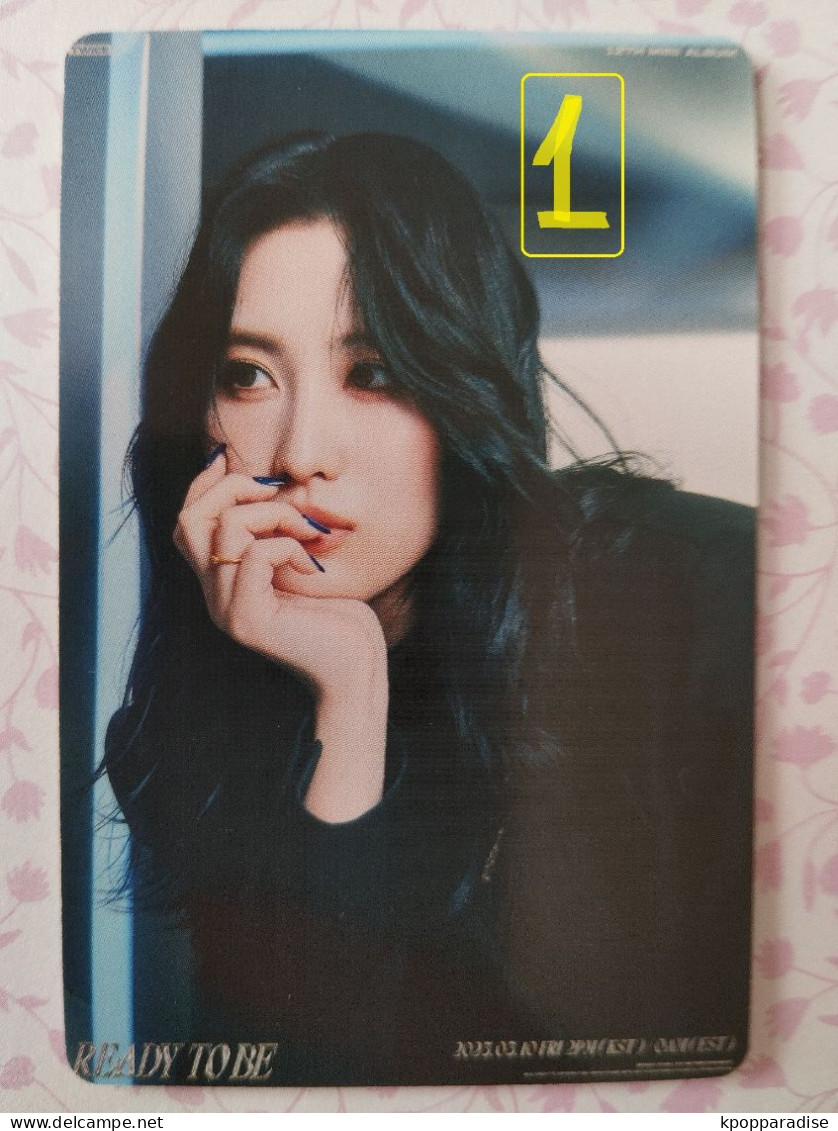 Photocard K POP Au Choix  TWICE Ready To Be Momo - Objets Dérivés