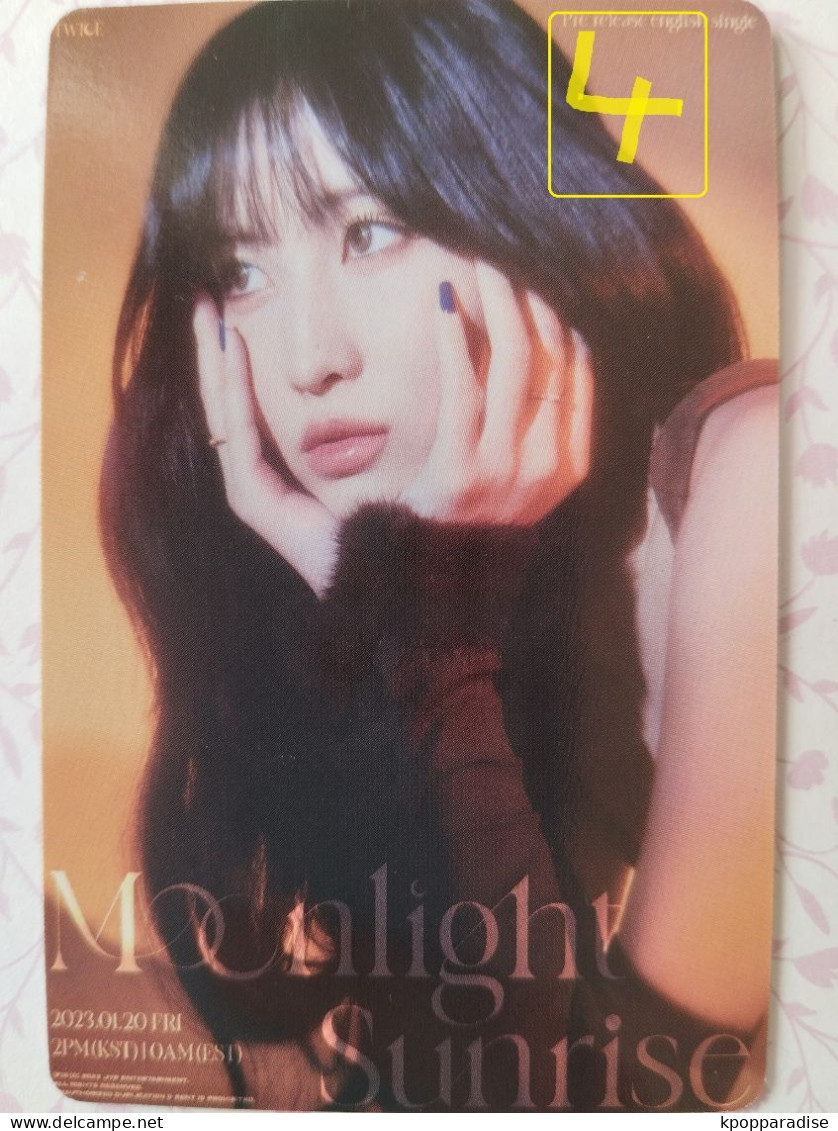 Photocard K POP Au Choix  TWICE Ready To Be Momo - Objets Dérivés