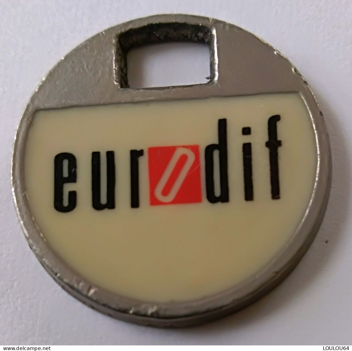 Jeton De Caddie - EURODIF - En Métal - (1) - - Gettoni Di Carrelli