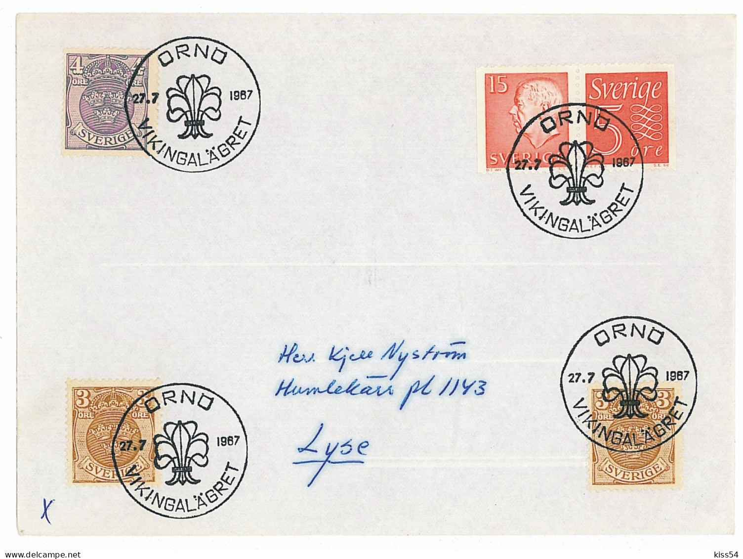 SC 06 - 225 SCOUT, Sweden - Cover  - Used - 1967 - Covers & Documents
