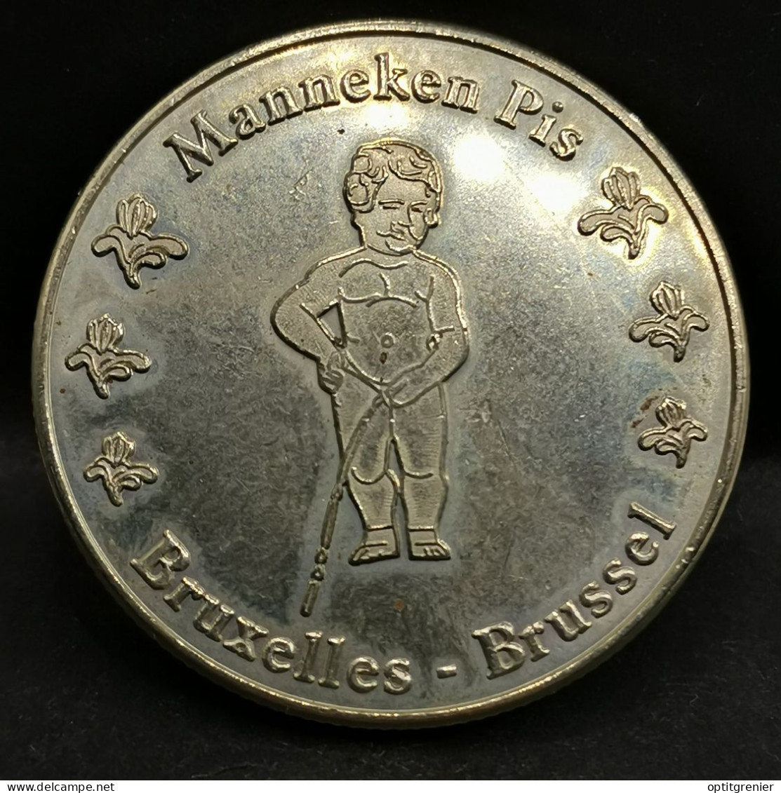 JETON TOURISTIQUE 31mm MANNEKEN PIS BRUXELLES BELGIQUE TOKEN - Toeristische