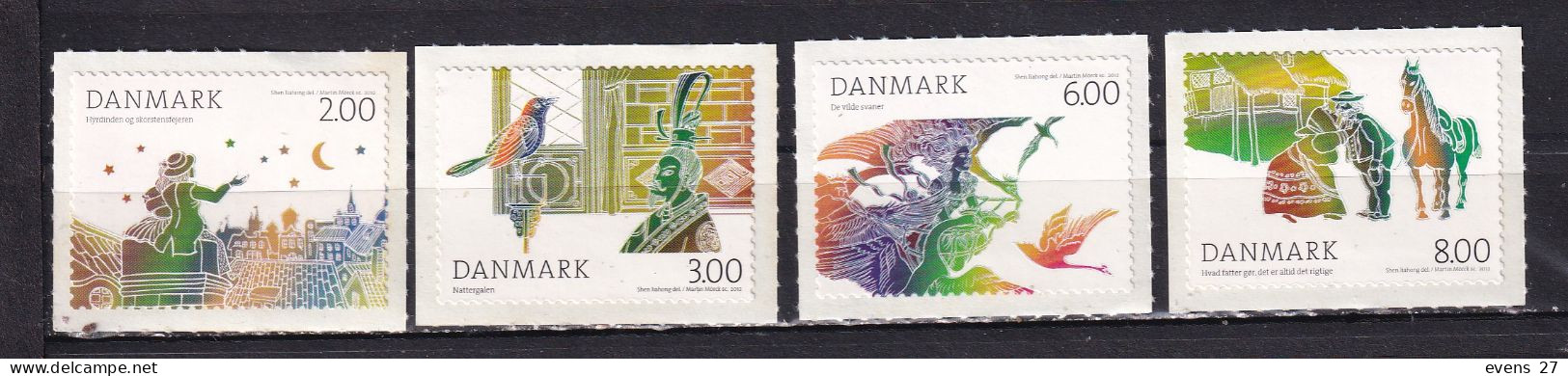 DENMARK-2012-HC ANDERSEN-SELF ADHESIVE-MNH - Unused Stamps