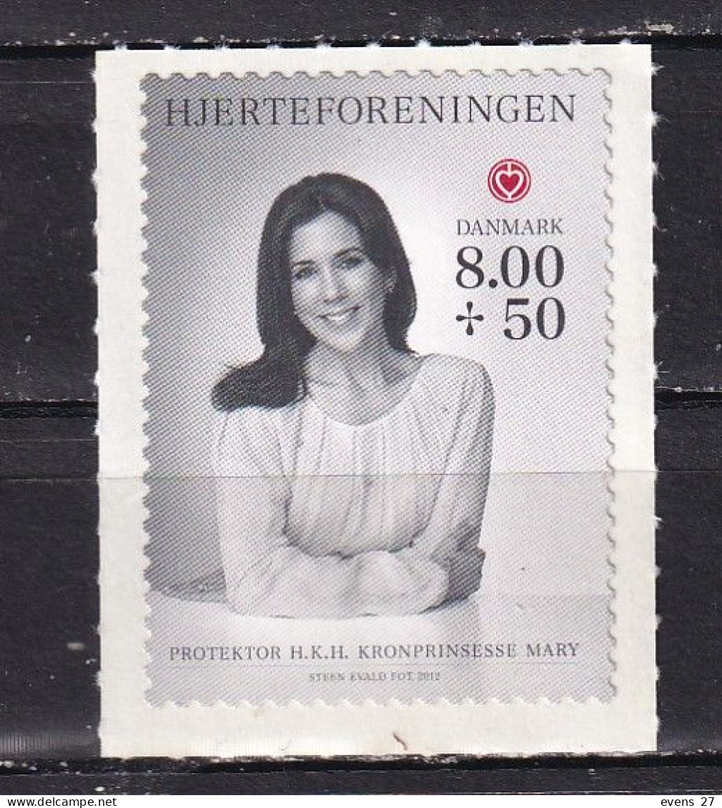 DENMARK-2012-HEART FOUNDATION-SELF ADHESIVE-MNH - Nuovi