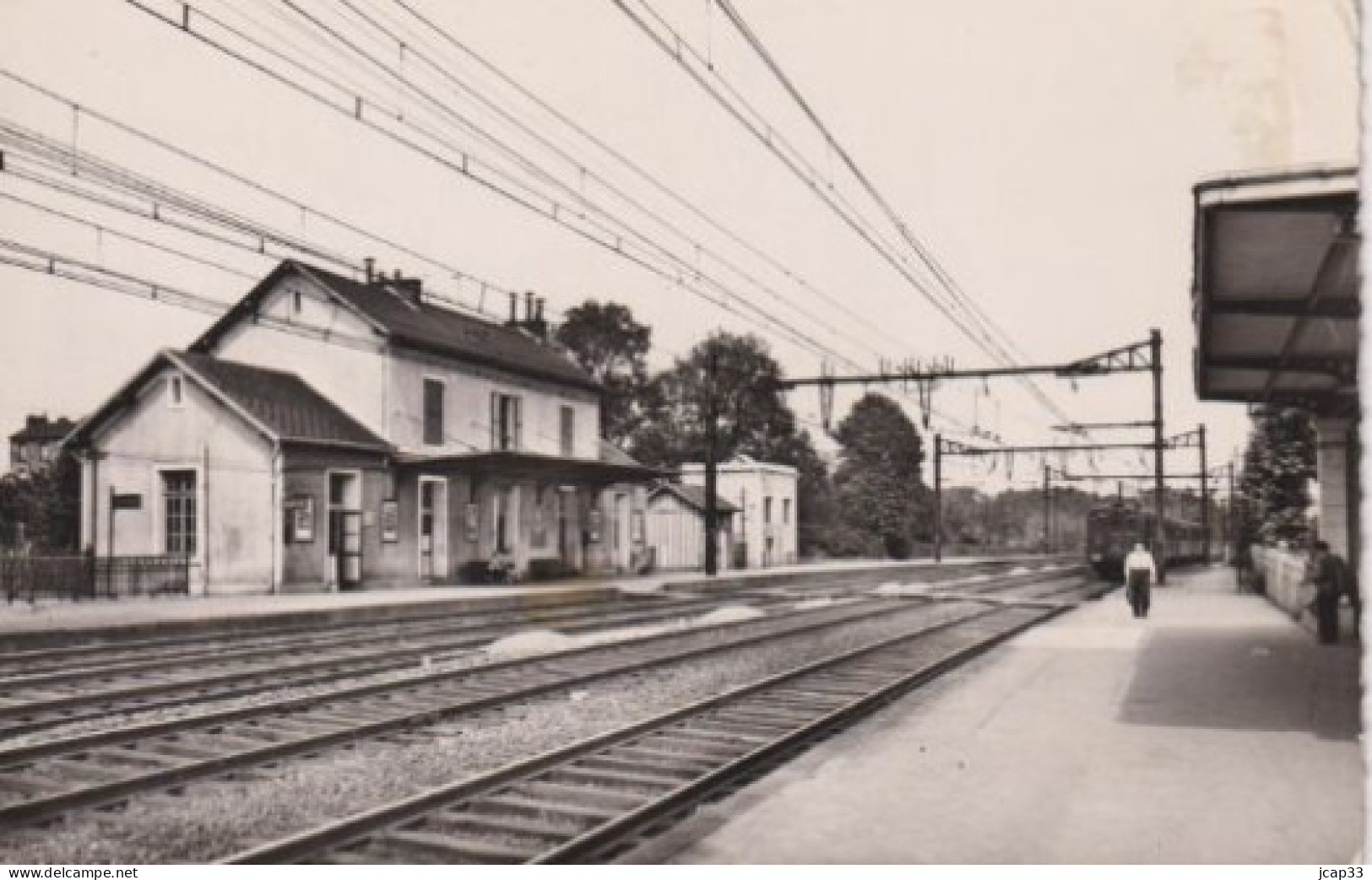 91 EPINAY SUR ORGE  -  Gare D'Epinay Sur Orge - Villemoisson  -  CPSM PF  - - Epinay-sur-Orge