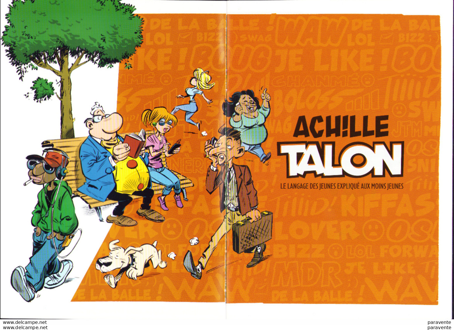 ACHILLE TALON : Plaquette LE LANGAGE DES JEUNES EXPLIQUE AUX MOINS JEUNES - Achille Talon