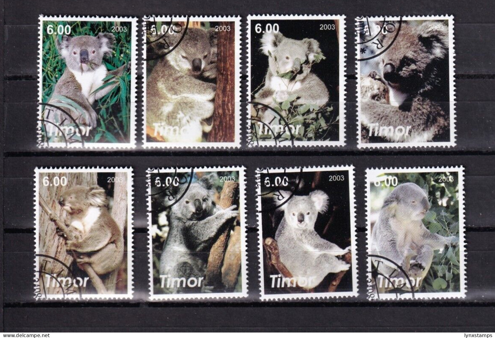 LI02 Timor 2002 Cinderella Koala Used Stamps - Timor