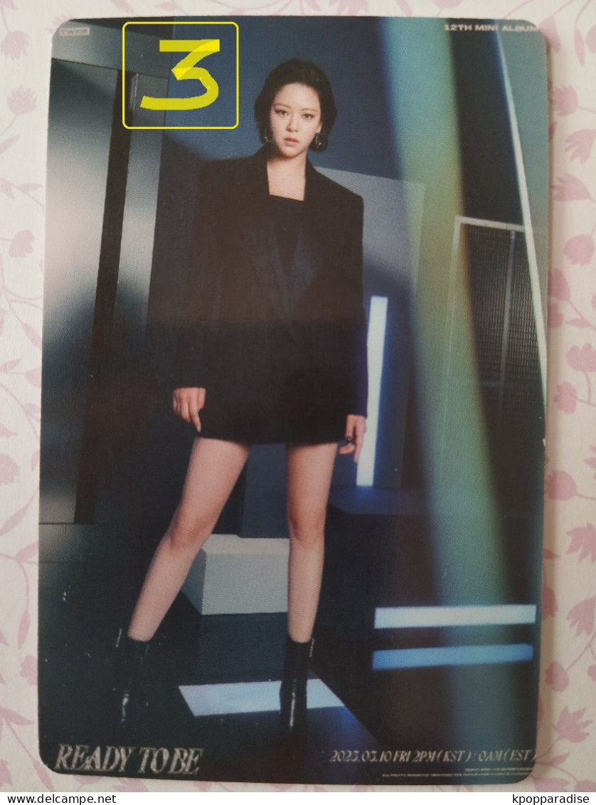 Photocard K POP Au Choix  TWICE Ready To Be Jeongyeon - Objetos Derivados