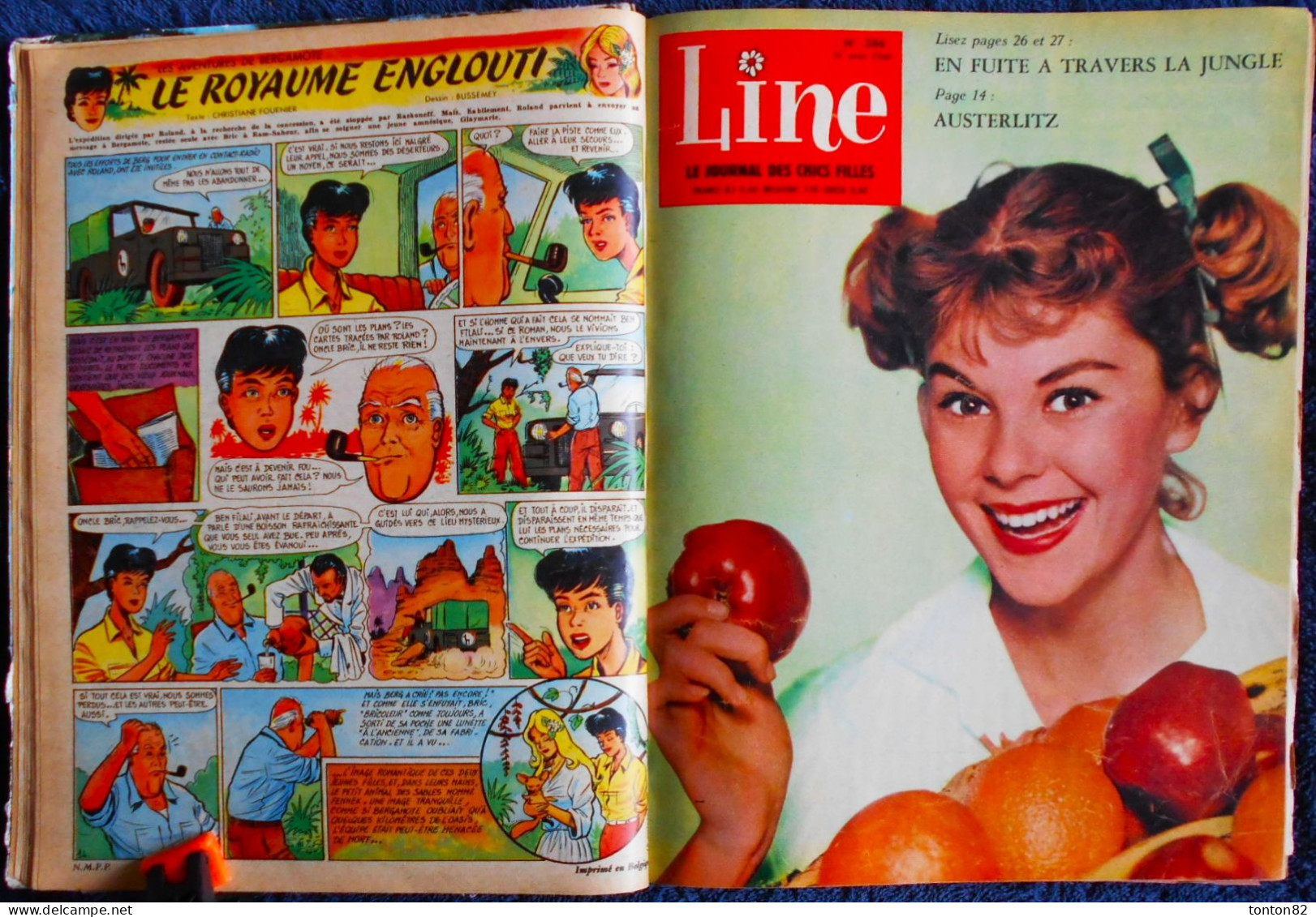 LINE - Le Journal Des Chics Filles - Recueil N° 21 - ( 1960 ) - 12 Numéros . - Autres & Non Classés