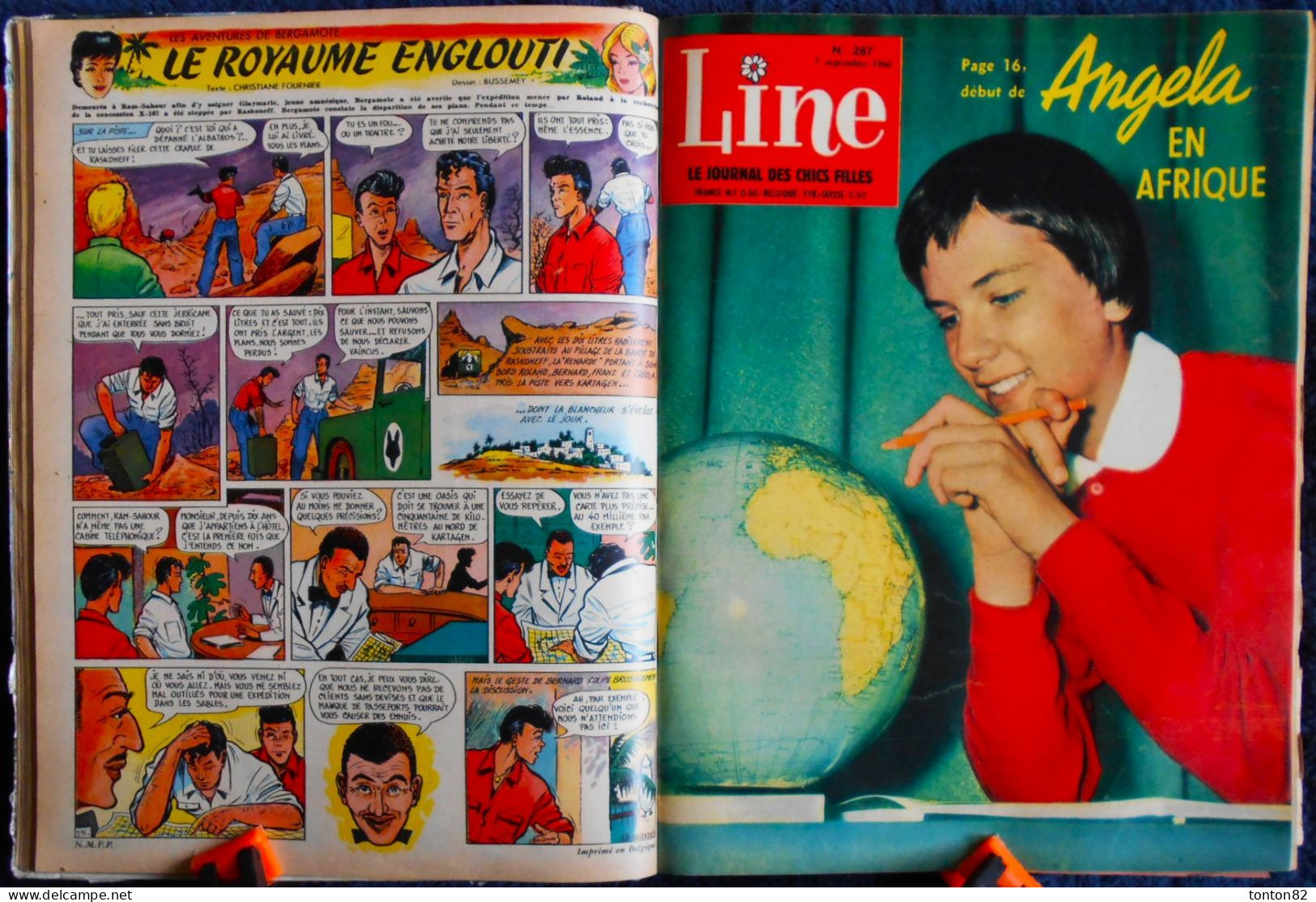 LINE - Le Journal des Chics Filles - Recueil n° 21 - ( 1960 ) - 12 Numéros .
