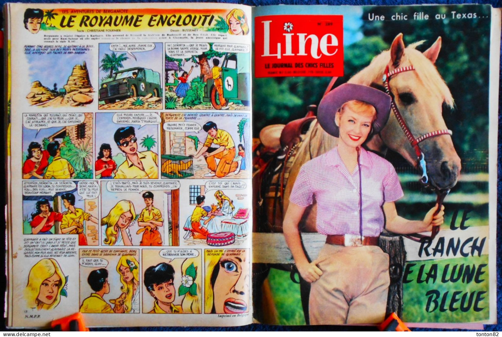 LINE - Le Journal des Chics Filles - Recueil n° 21 - ( 1960 ) - 12 Numéros .